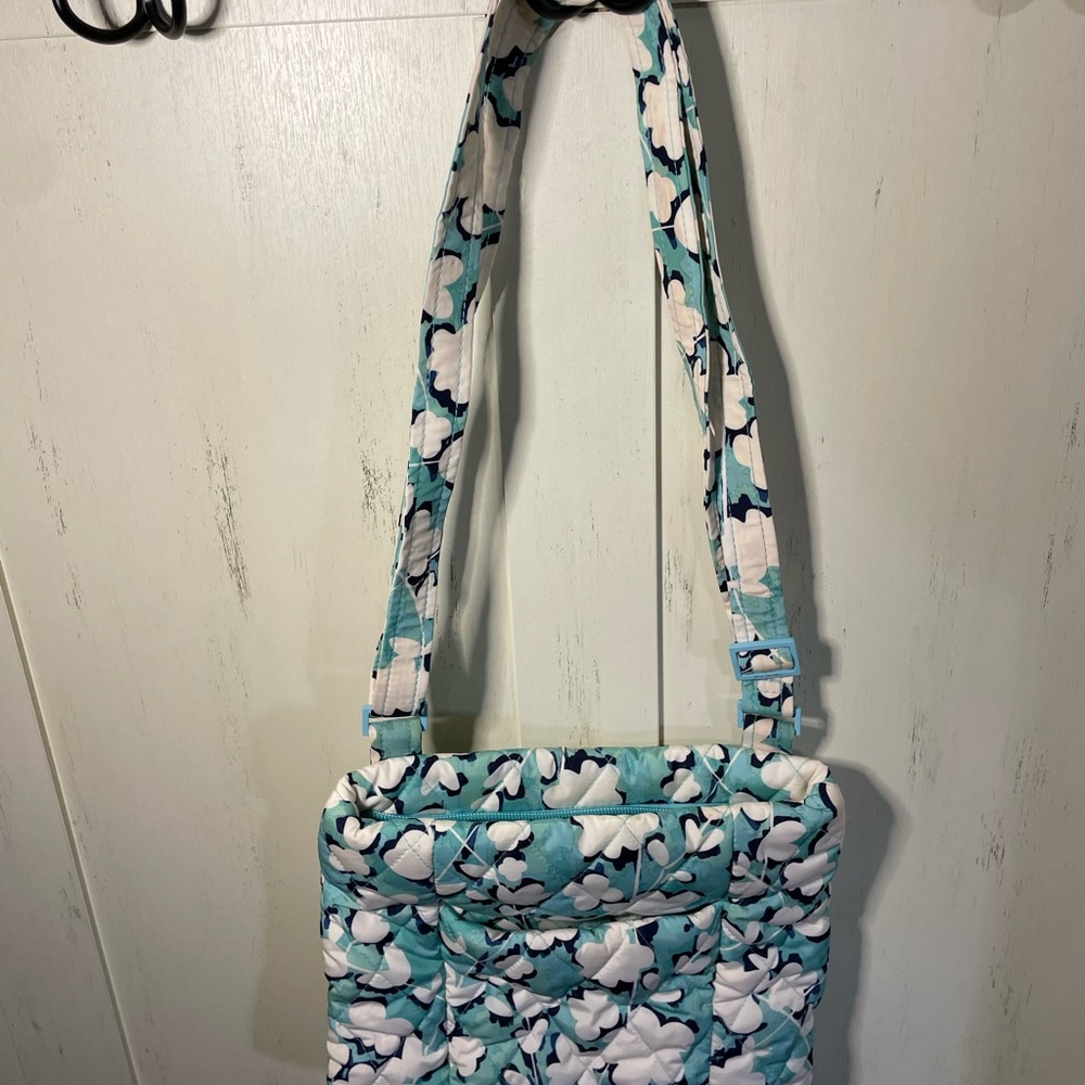 Vera Bradley Ultralight Hipster crossbody bag in the "Cut Vines Cool" pattern